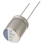 Nichicon 220uF Polymer Capacitor 16V dc, Radial, Through Hole - PLX1C221MDL1