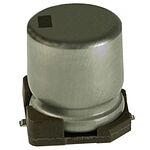 Nichicon 100uF Aluminium Electrolytic Capacitor 25V dc, Surface Mount - UWD1E101MCL1GS