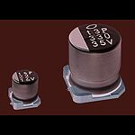 Nichicon 22uF Aluminium Electrolytic Capacitor 35V dc, Surface Mount - UWX1V220MCL1GB