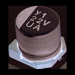 Nichicon 220uF Aluminium Electrolytic Capacitor 35V dc, Surface Mount - UUA1V221MNL1GS