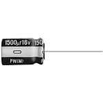 Nichicon 680uF Aluminium Electrolytic Capacitor 63V dc, Radial, Through Hole - UPW1J681MHD