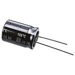 Panasonic 47uF Aluminium Electrolytic Capacitor 450V dc, Radial, Through Hole - EEUEE2W470S