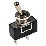 APEM Toggle Switch, Panel Mount, On-Off, SPST, Tab Terminal