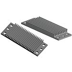 Heatsink, 1/8 Brick DC/DC Converter, 57.9 x 22.9 x 11.4mm, Screw