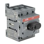 ABB 3P Pole DIN Rail Isolator Switch - 80A Maximum Current, 37kW Power Rating, IP20