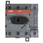 ABB 4P Pole Isolator Switch - 80A Maximum Current, 37kW Power Rating, IP20