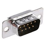 Amphenol ICC SD 9 Way Panel Mount D-sub Connector Plug