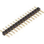 Amphenol Communications Solutions, BergStik, 12 Way, 1 Row, Straight Pin Header