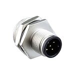 Amphenol Circular Connector, 5 Contacts, Panel Mount, M12 Connector, Plug, Male, IP68, IP69K, M Series