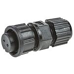 Amphenol Industrial Circular Connector, 2 Contacts, Cable Mount, Socket, Female, IP67, Ceres Series