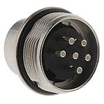 Amphenol Socapex C 091 D Series, 6 Pole Din Plug Plug, 5A, 300 V ac/dc IP67