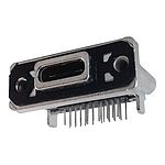 Amphenol ICC Right Angle, PCB Mount, Socket Type C 3.1 IP67 USB Connector