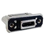 Amphenol ICC Straight, PCB Mount, Socket Type C 3.1 IP67 USB Connector
