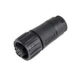 Amphenol Industrial Circular Connector, 6 + PE Contacts, Cable Mount, Socket, IP65, IP67, Ecomate Series