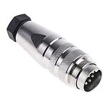 Amphenol Industrial, C 091 D 8 Pole M16 Din Plug, 5A, 100 V ac/dc IP67, Screw On, Male, Cable Mount
