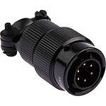 Amphenol Circular Connector, 6 Contacts, Cable Mount, Plug, Male, 62LC Series