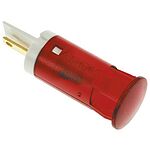 Apem Red Flashing LED Panel Mount Indicator, 24V dc, 12mm Mounting Hole Size, FASTON Termination
