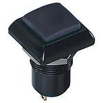 APEM Latching Push Button Switch, Panel Mount, SPST, 12mm Cutout, 24V dc, IP67