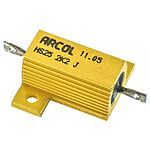 Arcol, 2.2kΩ 25W Wire Wound Chassis Mount Resistor HS25 2K2 J ±5%