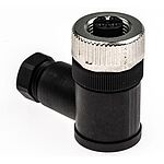 binder Circular Connector, 4 Contacts, Cable Mount, M12 Connector, Socket, Female, IP67, 713 Series