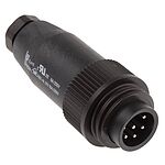 binder Circular Connector, 7 Contacts, Cable Mount, Plug, Male, IP67, 693 Series