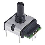 Bourns Incremental Encoder, 24 ppr, Quadrature Signal, Solid Type, 6.35mm Shaft