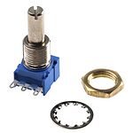 Bourns 10kΩ Rotary Potentiometer 1-Gang Panel Mount, 53RAD-R22-B15L