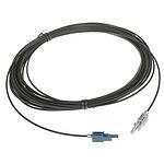 Broadcom Duplex Single Mode Fibre Optic Cable, 1060um, Black, 10m