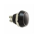 Bulgin Momentary Push Button Switch, Panel Mount, SPST, 12mm Cutout, 36V dc, IP67