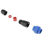 Bulgin Circular Connector, 6 Contacts, Cable Mount, Miniature Connector, Plug, Male, IP68, IP69K, Buccaneer 400 Series
