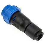 Bulgin Circular Connector, 2 Contacts, Cable Mount, Miniature Connector, Plug, Male, IP68, IP69K, Buccaneer 400 Series
