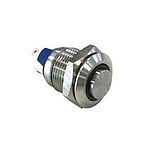 Bulgin Illuminated Momentary Push Button Switch, Panel Mount, SPST, 12mm Cutout, 36V dc, IP67