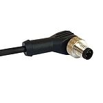 Bulgin Right Angle Female 12 way M12 to Unterminated Sensor Actuator Cable, 1m