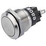 EAO 82 Series Momentary Push Button Switch, Panel Mount, SPDT, 19mm Cutout, 240V, IP65, IP67