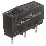 Panasonic Pin Plunger Micro Switch, PCB Terminal, 3 A @ 250 V ac, SP-CO