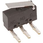 Panasonic Hinge Lever Micro Switch, Right Angle PCB Terminal, 100 mA @ 30 V dc, SP-CO