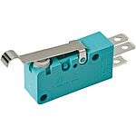 Panasonic Simulated Roller Lever Micro Switch, Tab Terminal, 3 A @ 250 V ac, SP-CO, IP50