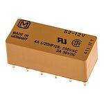 Panasonic PCB Mount Power Relay, 12V dc Coil, 4A Switching Current, DPDT