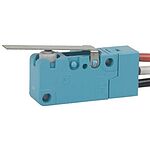 Panasonic Hinge Lever Micro Switch, Pre-wired Terminal, 3 A @ 250 V ac, SP-CO, IP67