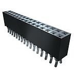 Samtec, SSQ 2.54mm Pitch 4 Way 1 Row Straight PCB Socket, Through Hole, Solder Termination