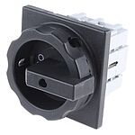 Siemens 3P Pole Panel Mount Isolator Switch - 63A Maximum Current, 22kW Power Rating, IP65