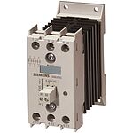 Siemens DIN Rail Solid State Relay, 50 A Load, 600 V Load, 30 V dc Control