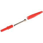 Staubli 4 mm Red Female Banana Socket - Screw Termination, 1000V, 32A