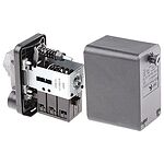 Telemecanique Sensors Pressure Switch, 0.2bar Min, 6bar Max, 2 NC Output, Differential Reading