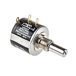 Vishay 10kΩ Rotary Potentiometer 10-Turns 1-Gang Panel Mount, 534B1103JC8872