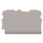 Wago 2000 Series End Cover for Use with DIN Rail Terminal Blocks
