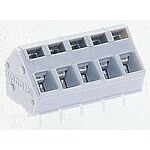 Wago PCB Terminal Block, 5mm Pitch, Solder Termination