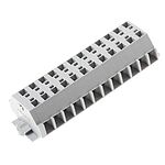 Wago Grey 261 DIN Rail Terminal Block, Double level, 0.08 → 2.5mm², 500 V