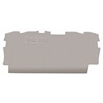 Wago 2000 Series End Cover for Use with DIN Rail Terminal Blocks