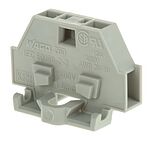 Wago Grey 260 DIN Rail Terminal Block, Single level, 1.5mm², 400 V